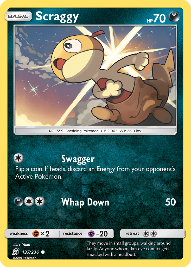 Scraggy (137/236) [Sun & Moon: Unified Minds] | Gear Gaming Bentonville
