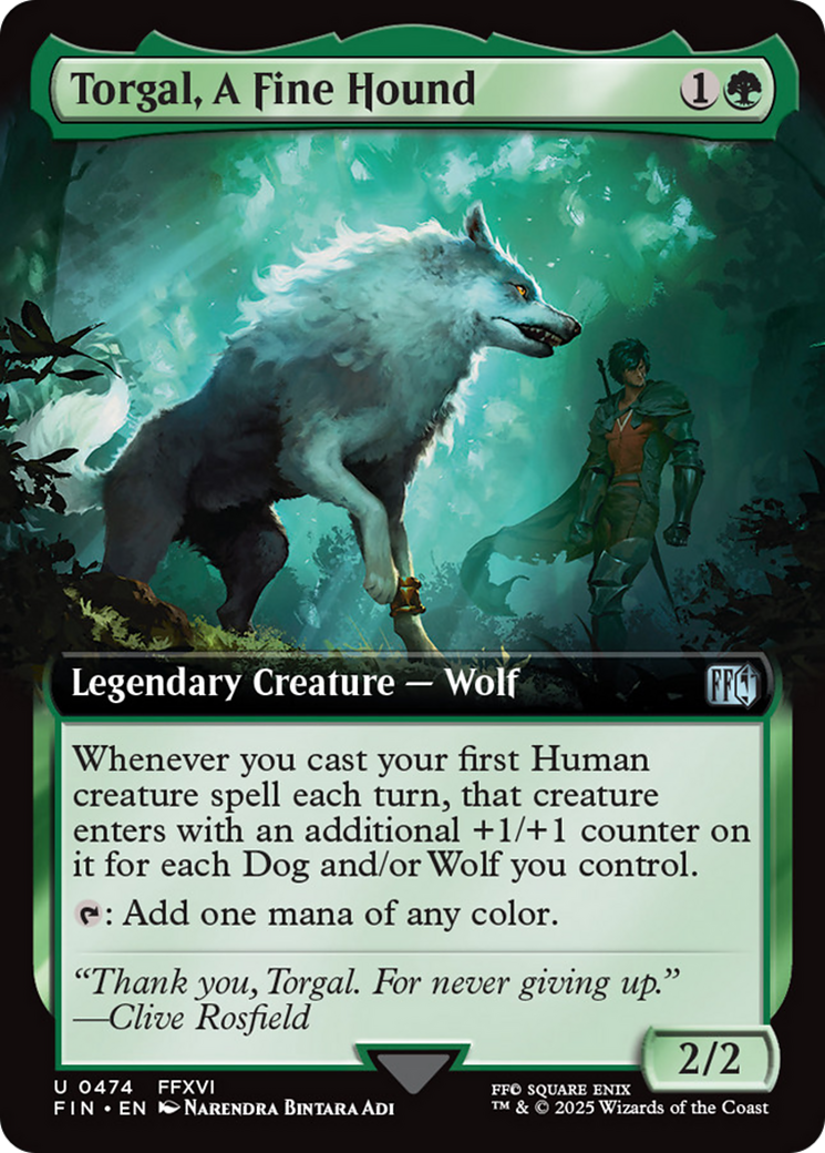 Torgal, A Fine Hound (Extended Art) [FINAL FANTASY] | Gear Gaming Bentonville