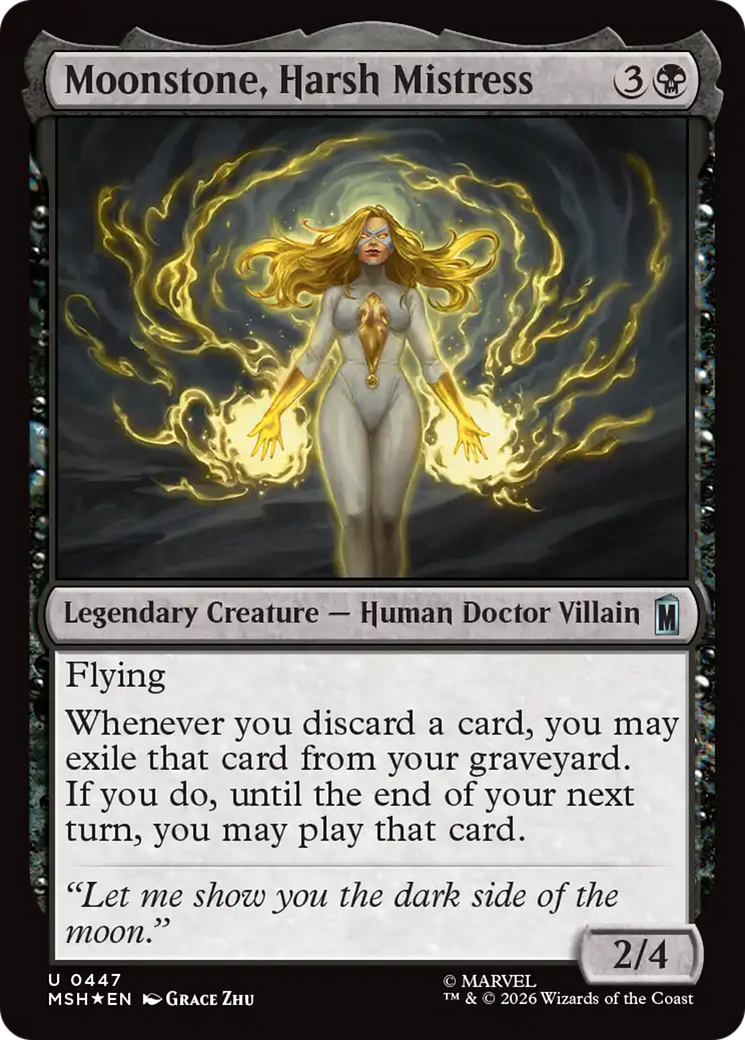 Moonstone, Harsh Mistress (Surge Foil) [Marvel Super Heroes] | Gear Gaming Bentonville