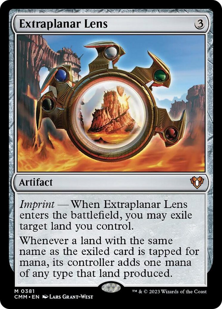 Extraplanar Lens [Commander Masters] | Gear Gaming Bentonville