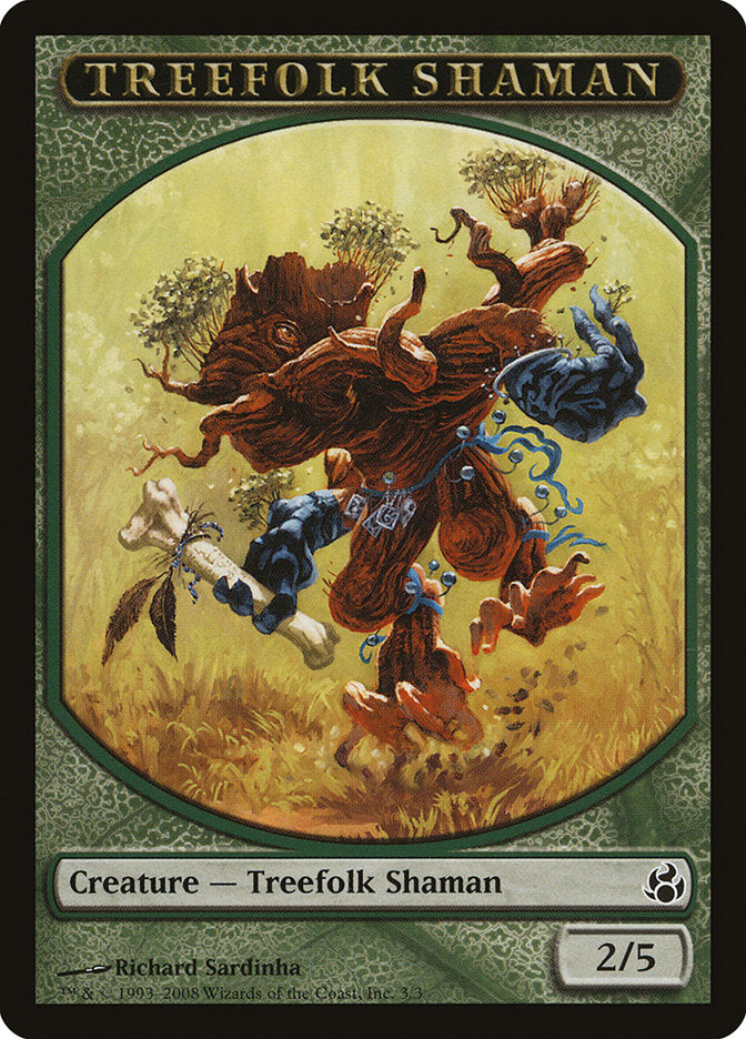 Treefolk Shaman Token [Morningtide Tokens] | Gear Gaming Bentonville