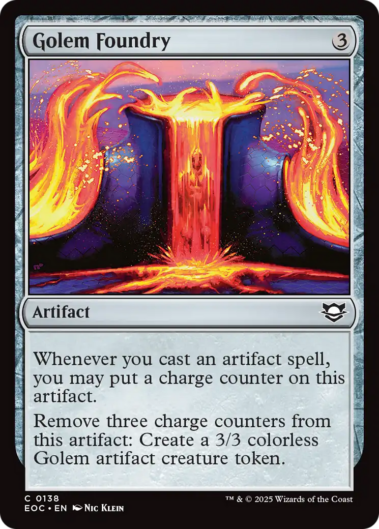 Golem Foundry [Edge of Eternities Commander] | Gear Gaming Bentonville