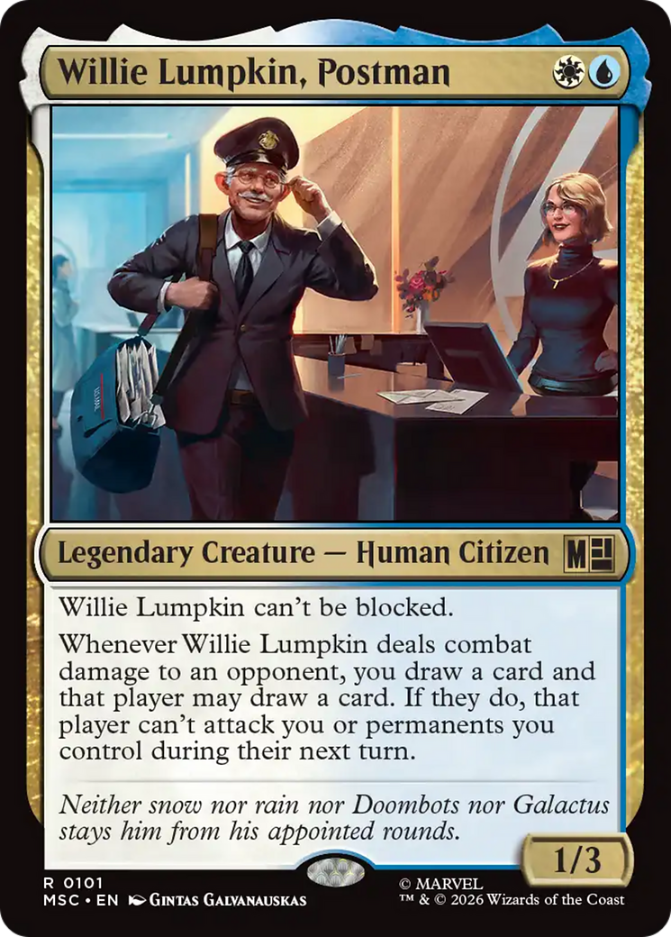 Willie Lumpkin, Postman [Marvel Super Heroes Commander] | Gear Gaming Bentonville