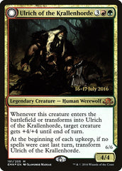 Ulrich of the Krallenhorde // Ulrich, Uncontested Alpha [Eldritch Moon Prerelease Promos] | Gear Gaming Bentonville