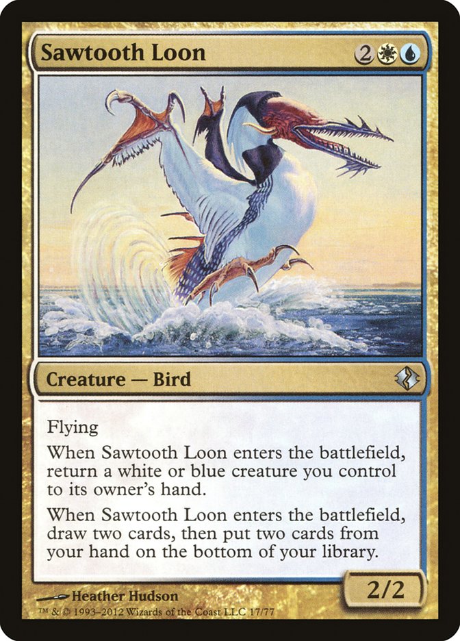 Sawtooth Loon [Duel Decks: Venser vs. Koth] | Gear Gaming Bentonville