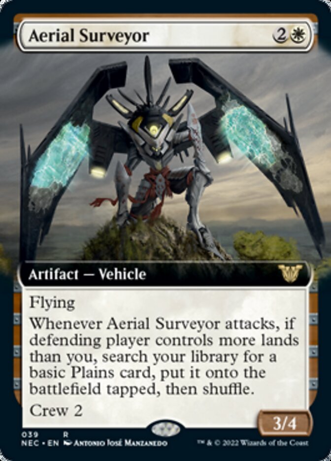 Aerial Surveyor (Extended Art) [Kamigawa: Neon Dynasty Commander] | Gear Gaming Bentonville
