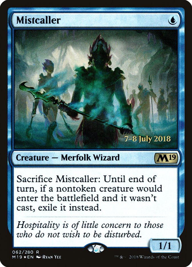Mistcaller [Core Set 2019 Prerelease Promos] | Gear Gaming Bentonville