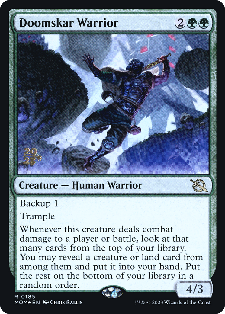 Doomskar Warrior [March of the Machine Prerelease Promos] | Gear Gaming Bentonville