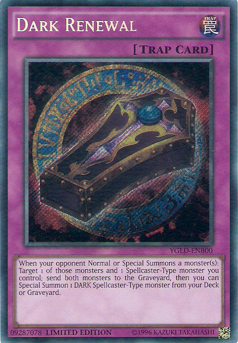 Dark Renewal [YGLD-ENB00] Secret Rare | Gear Gaming Bentonville