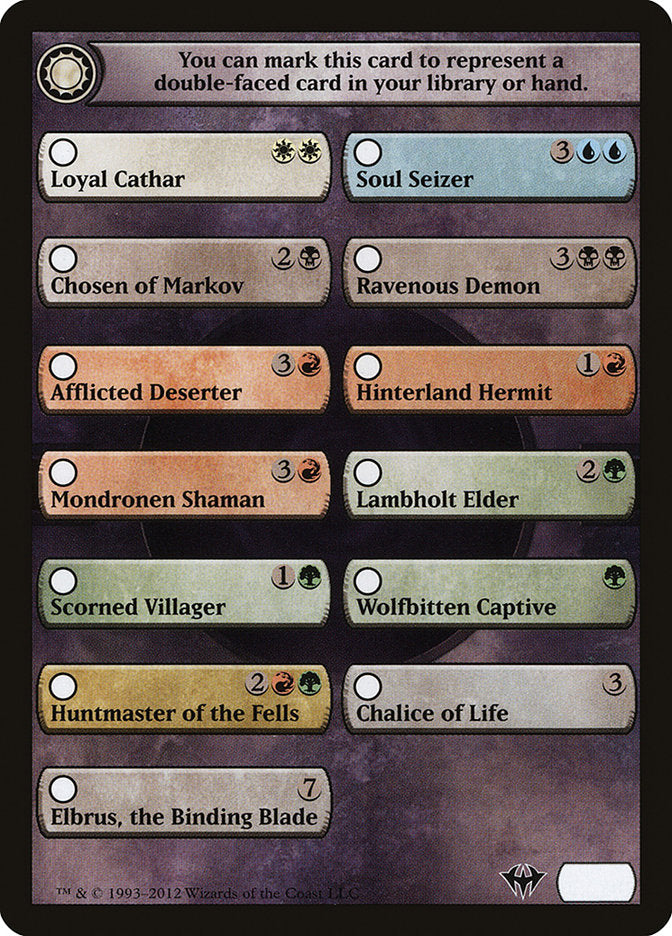 Dark Ascension Checklist [Dark Ascension Tokens] | Gear Gaming Bentonville
