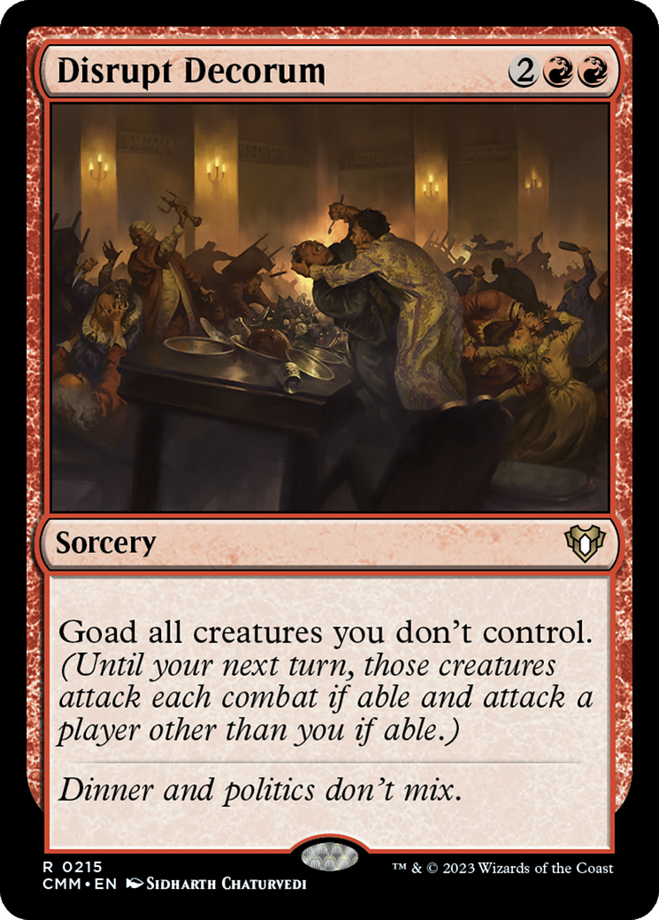 Disrupt Decorum [Commander Masters] | Gear Gaming Bentonville