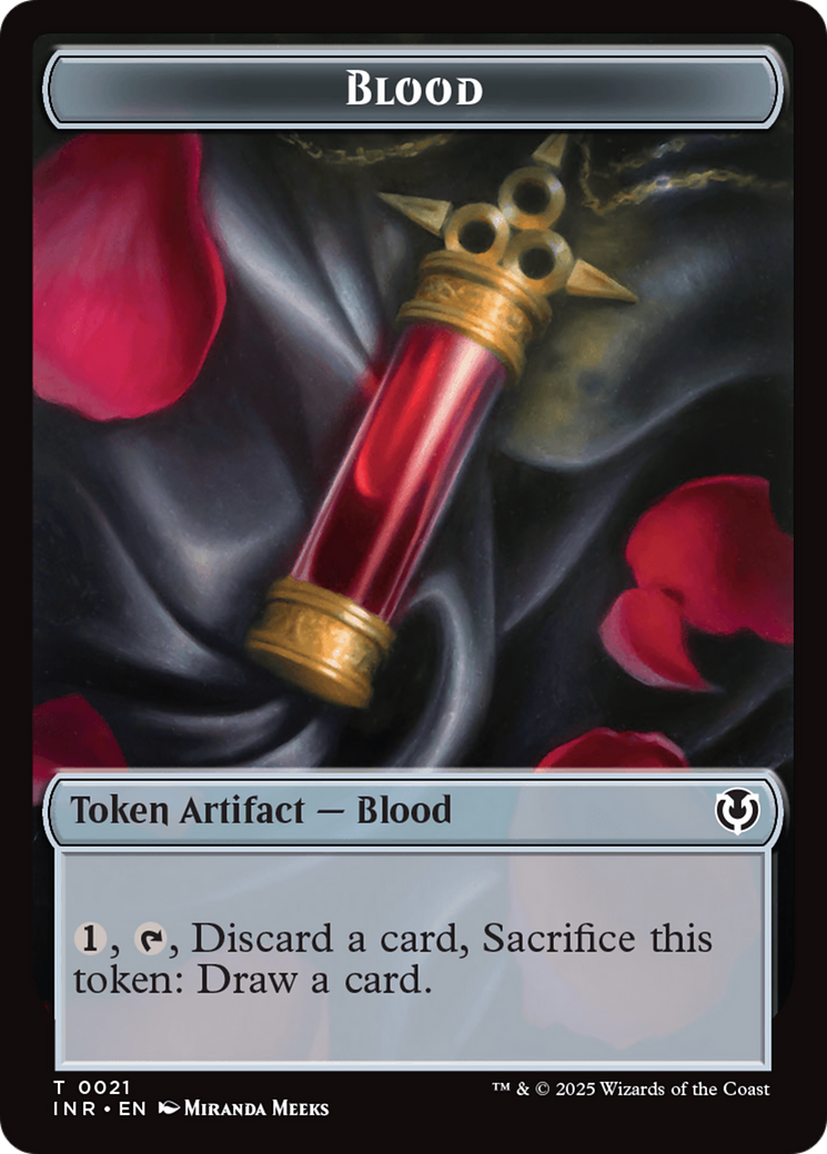 Zombie (0010) // Blood Double-Sided Token [Innistrad Remastered Tokens] | Gear Gaming Bentonville