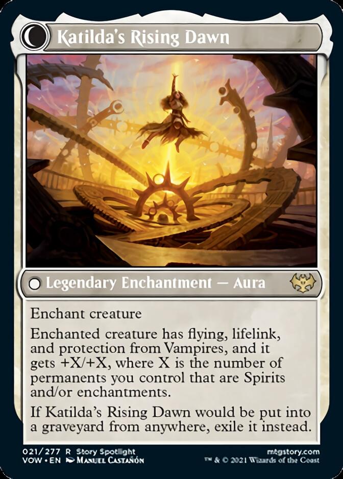 Katilda, Dawnhart Martyr // Katilda's Rising Dawn [Innistrad: Crimson Vow] | Gear Gaming Bentonville