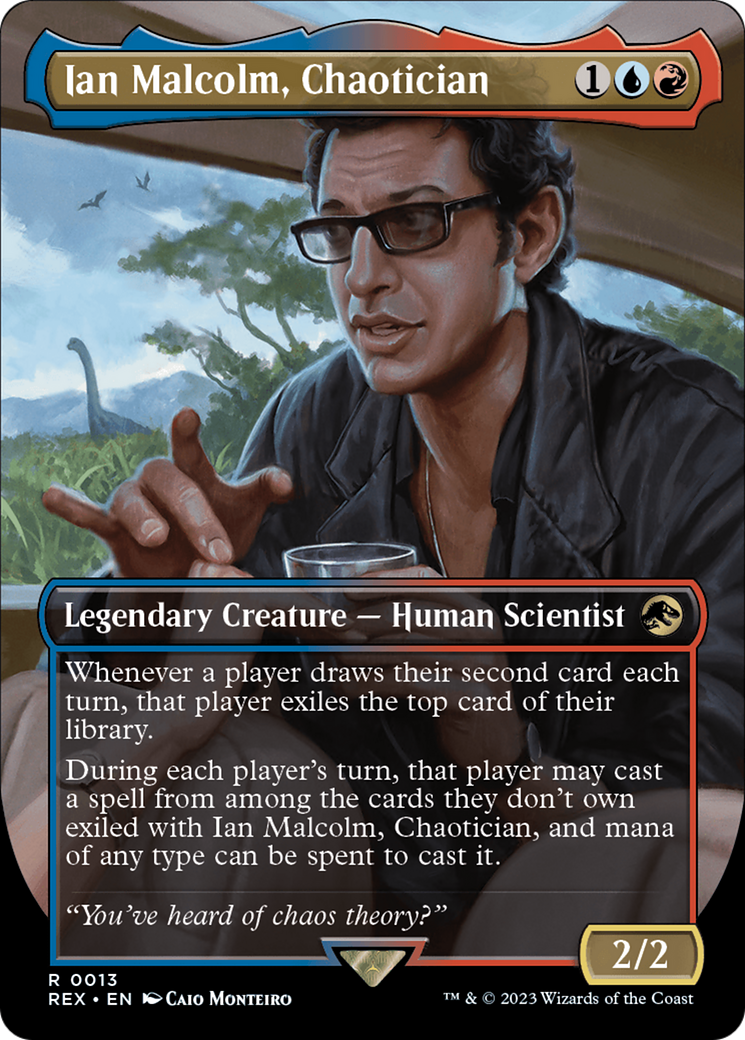 Ian Malcolm, Chaotician (Borderless) [Jurassic World Collection] | Gear Gaming Bentonville