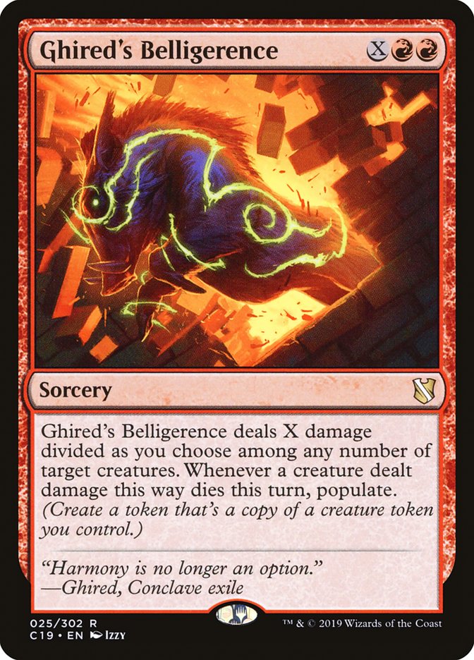 Ghired's Belligerence [Commander 2019] | Gear Gaming Bentonville