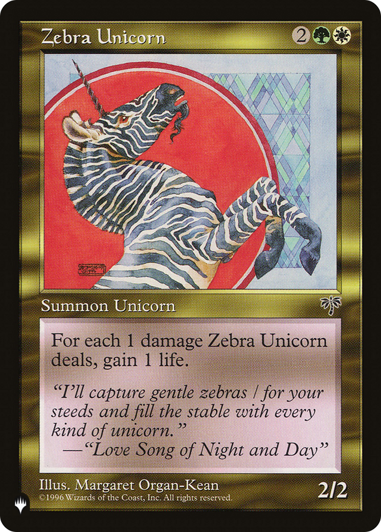 Zebra Unicorn [The List] | Gear Gaming Bentonville