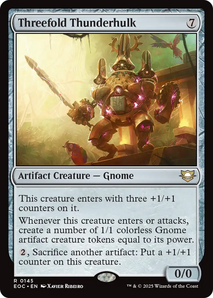 Threefold Thunderhulk [Edge of Eternities Commander] | Gear Gaming Bentonville