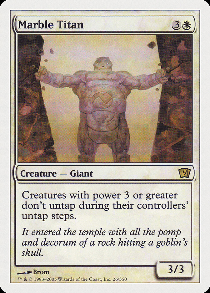 Marble Titan [Ninth Edition] | Gear Gaming Bentonville