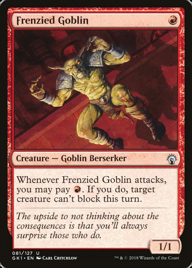 Frenzied Goblin [Guilds of Ravnica Guild Kit] | Gear Gaming Bentonville