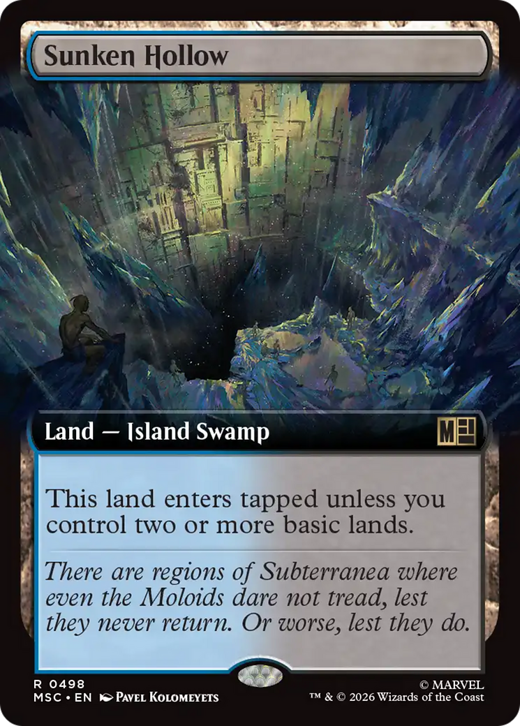 Sunken Hollow (Extended Art) [Marvel Super Heroes Commander] | Gear Gaming Bentonville
