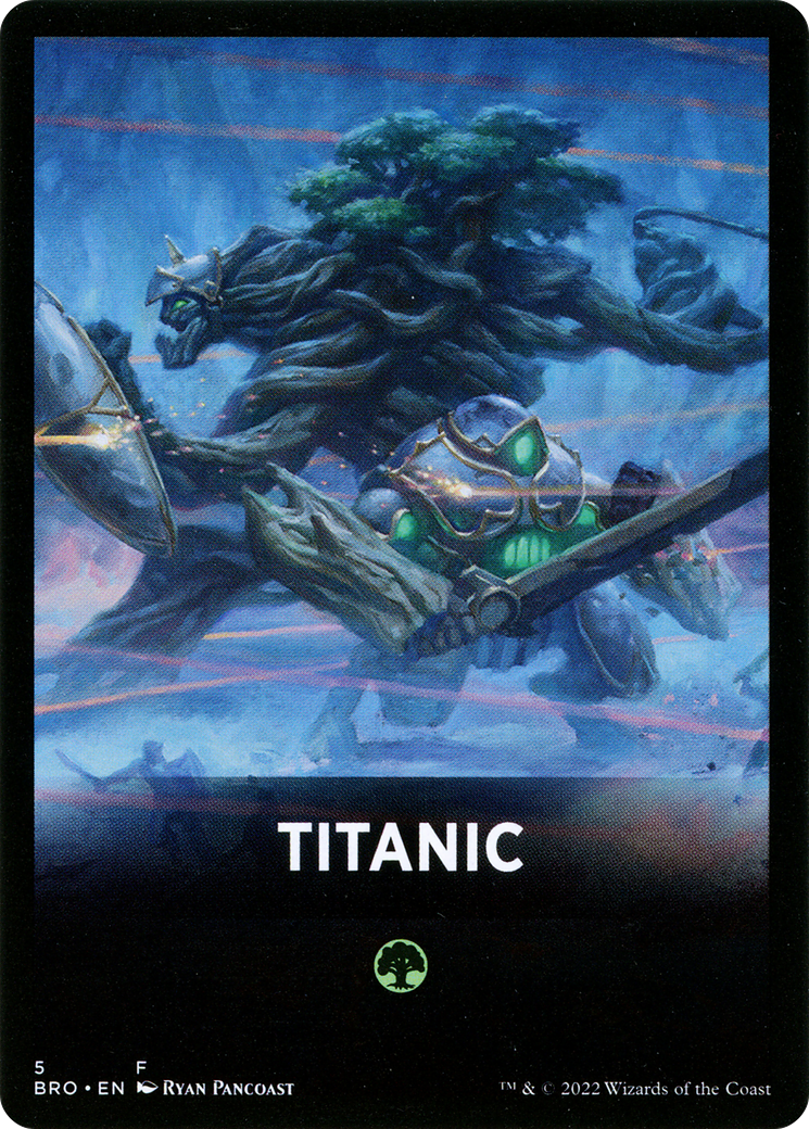 Titanic Theme Card [The Brothers' War Tokens] | Gear Gaming Bentonville
