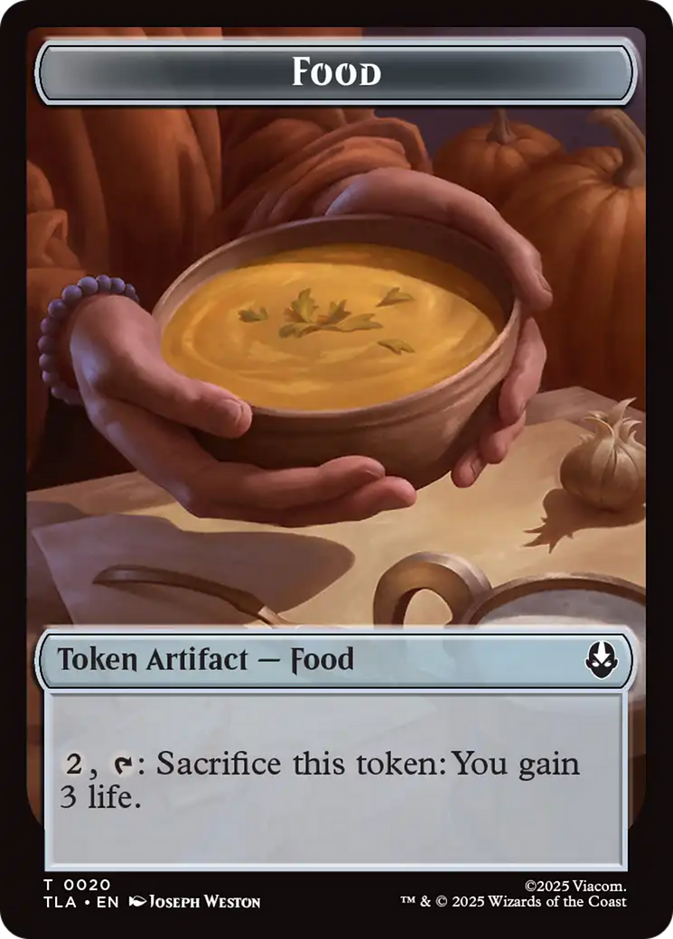 Food (0020) // Ally (0007) Double-Sided Token [Avatar: The Last Airbender Tokens] | Gear Gaming Bentonville