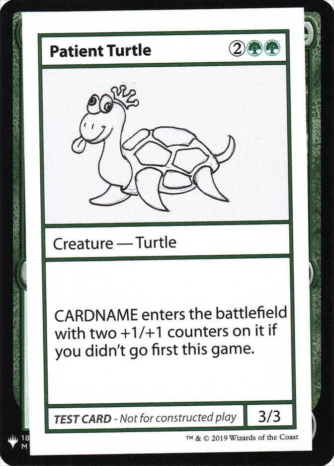 Patient Turtle [Mystery Booster Playtest Cards] | Gear Gaming Bentonville