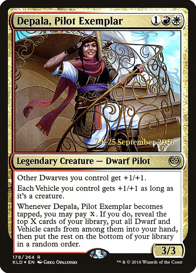 Depala, Pilot Exemplar [Kaladesh Prerelease Promos] | Gear Gaming Bentonville