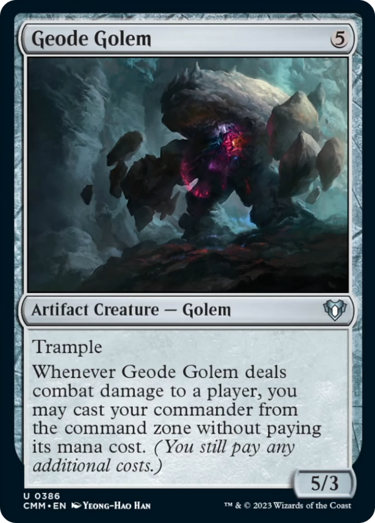 Geode Golem [Commander Masters] | Gear Gaming Bentonville