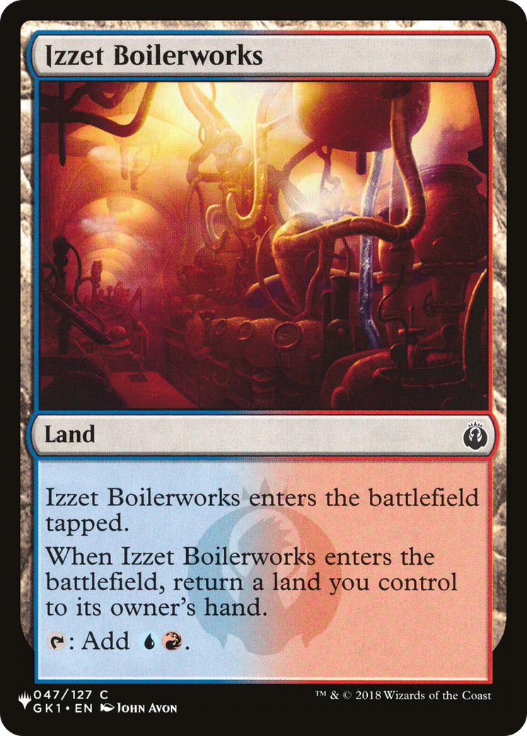 Izzet Boilerworks (GK1) [The List Reprints] | Gear Gaming Bentonville