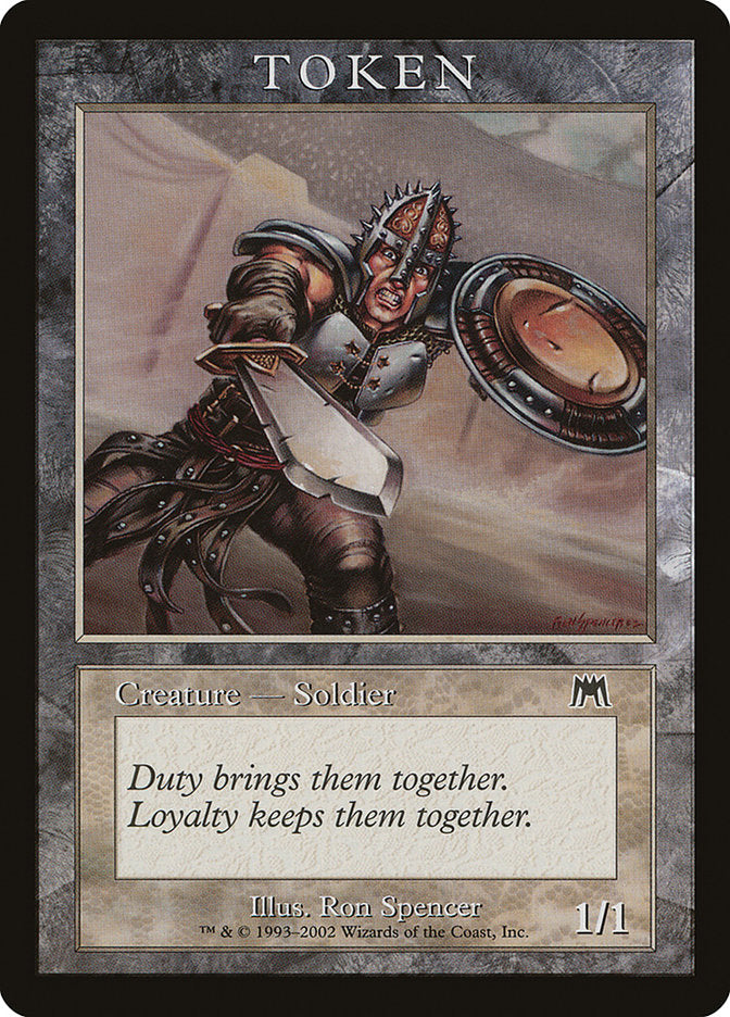 Soldier Token [Magic Player Rewards 2002] | Gear Gaming Bentonville