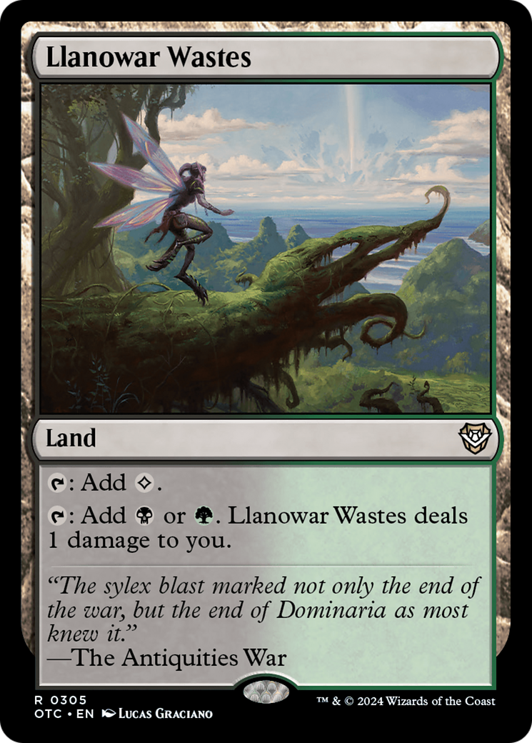 Llanowar Wastes [Outlaws of Thunder Junction Commander] | Gear Gaming Bentonville