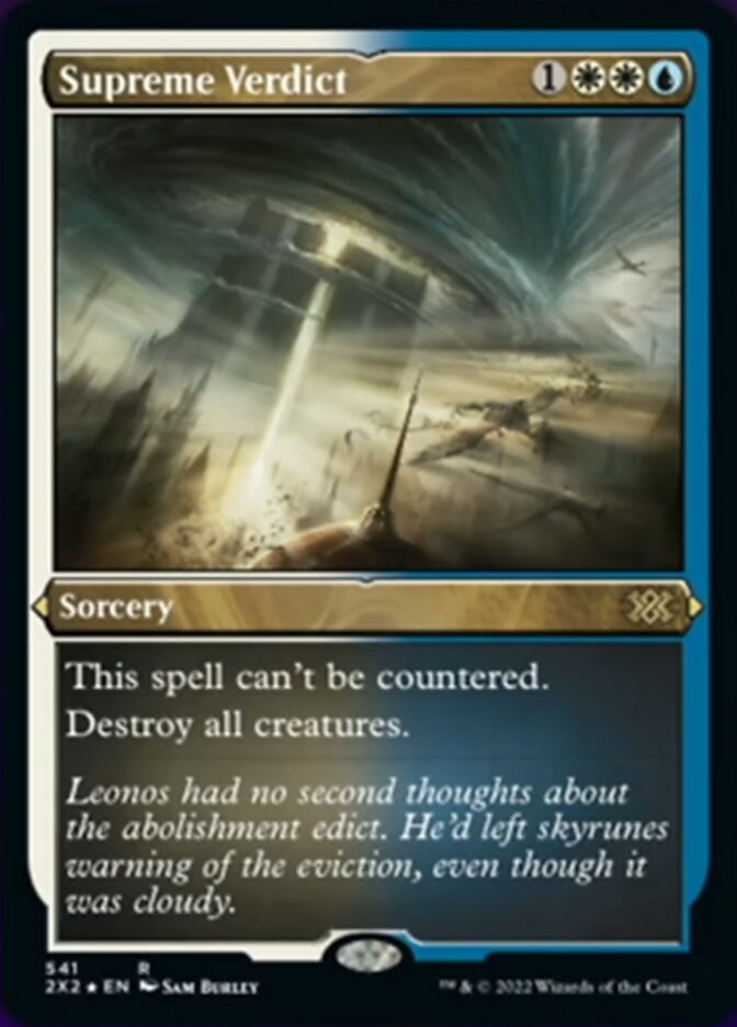 Supreme Verdict (Foil Etched) [Double Masters 2022] | Gear Gaming Bentonville