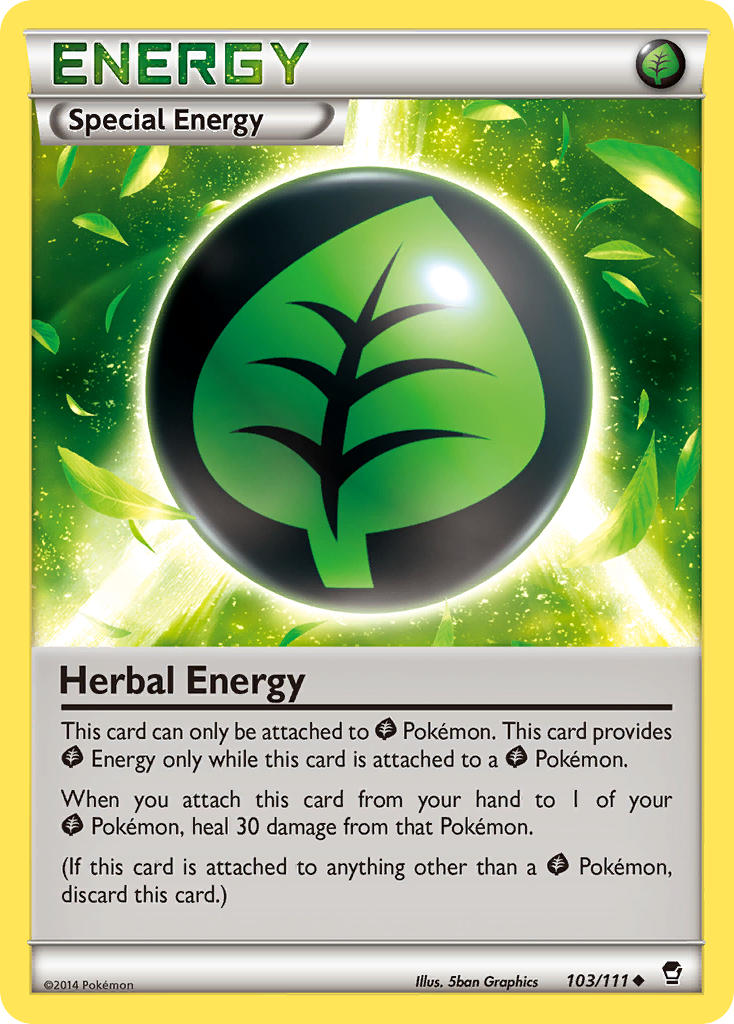 Herbal Energy (103/111) [XY: Furious Fists] | Gear Gaming Bentonville