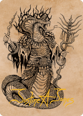 Sivriss, Nightmare Speaker Art Card (51) (Gold-Stamped Signature) [Commander Legends: Battle for Baldur's Gate Art Series] | Gear Gaming Bentonville