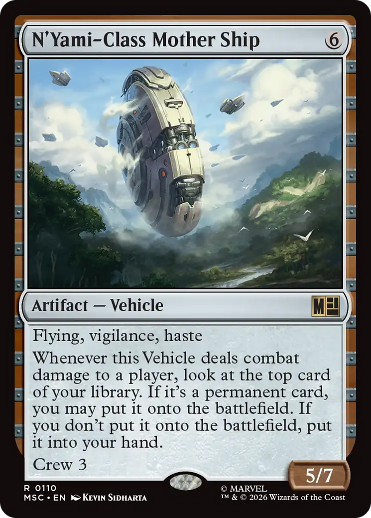 N'Yami-Class Mother Ship (Surge Foil) [Marvel Super Heroes Commander] | Gear Gaming Bentonville