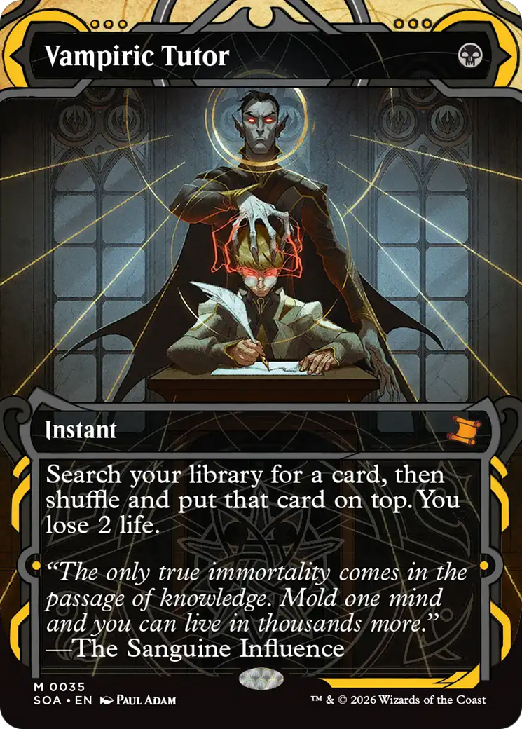 Vampiric Tutor [Secrets of Strixhaven: Mystical Archive] | Gear Gaming Bentonville