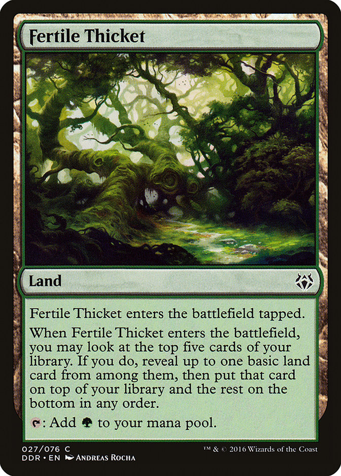 Fertile Thicket [Duel Decks: Nissa vs. Ob Nixilis] | Gear Gaming Bentonville