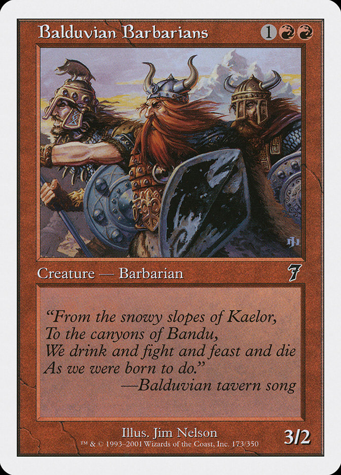 Balduvian Barbarians [Seventh Edition] | Gear Gaming Bentonville