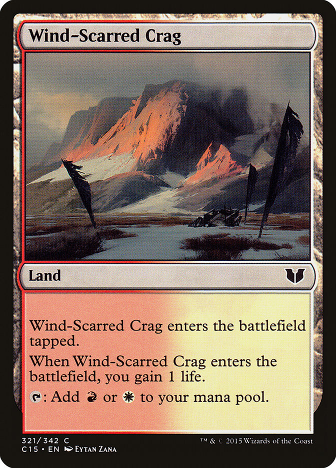 Wind-Scarred Crag [Commander 2015] | Gear Gaming Bentonville