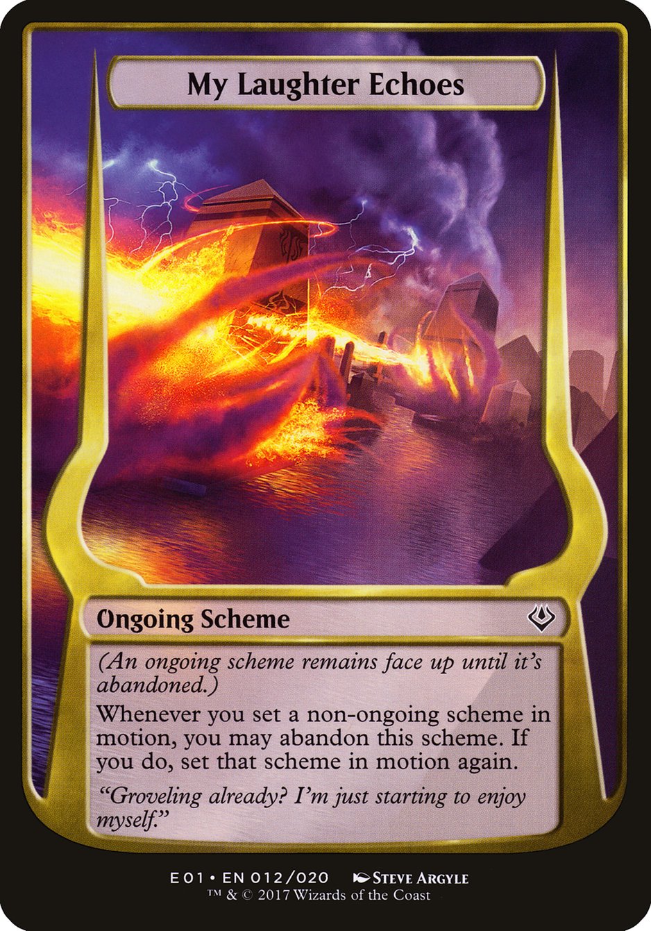 My Laughter Echoes (Schemes) [Archenemy: Nicol Bolas Schemes] | Gear Gaming Bentonville