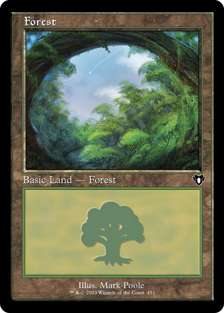 Forest (451) (Retro) [Commander Masters] | Gear Gaming Bentonville