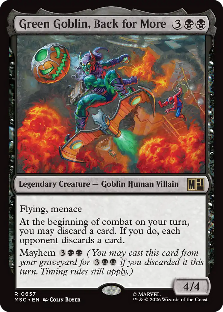 Green Goblin, Back for More [Marvel Super Heroes Commander] | Gear Gaming Bentonville