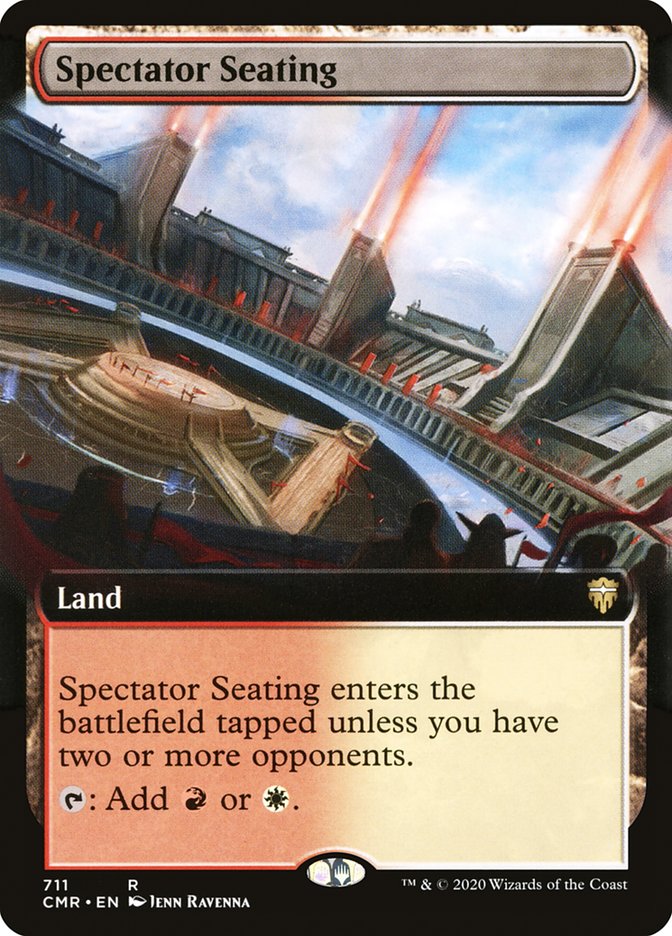 Spectator Seating (Extended Art) [Commander Legends] | Gear Gaming Bentonville