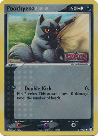Poochyena (58/108) (Stamped) [EX: Power Keepers] | Gear Gaming Bentonville