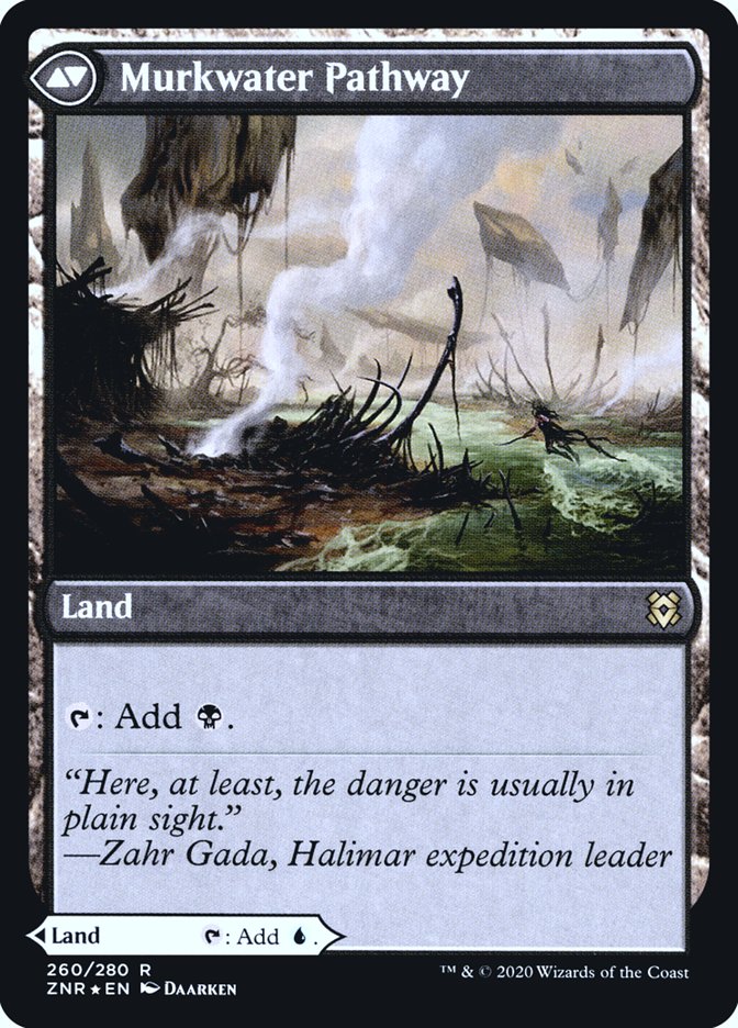 Clearwater Pathway // Murkwater Pathway [Zendikar Rising Prerelease Promos] | Gear Gaming Bentonville