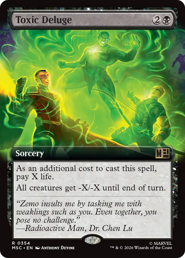Toxic Deluge (Extended Art) [Marvel Super Heroes Commander] | Gear Gaming Bentonville