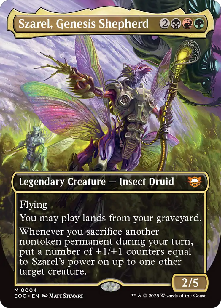 Szarel, Genesis Shepherd (Borderless) [Edge of Eternities Commander] | Gear Gaming Bentonville
