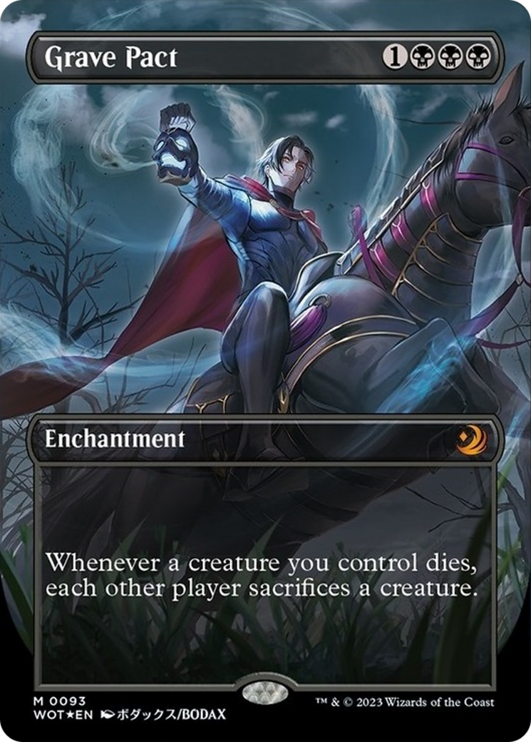 Grave Pact (Anime Borderless) (Confetti Foil) [Wilds of Eldraine: Enchanting Tales] | Gear Gaming Bentonville