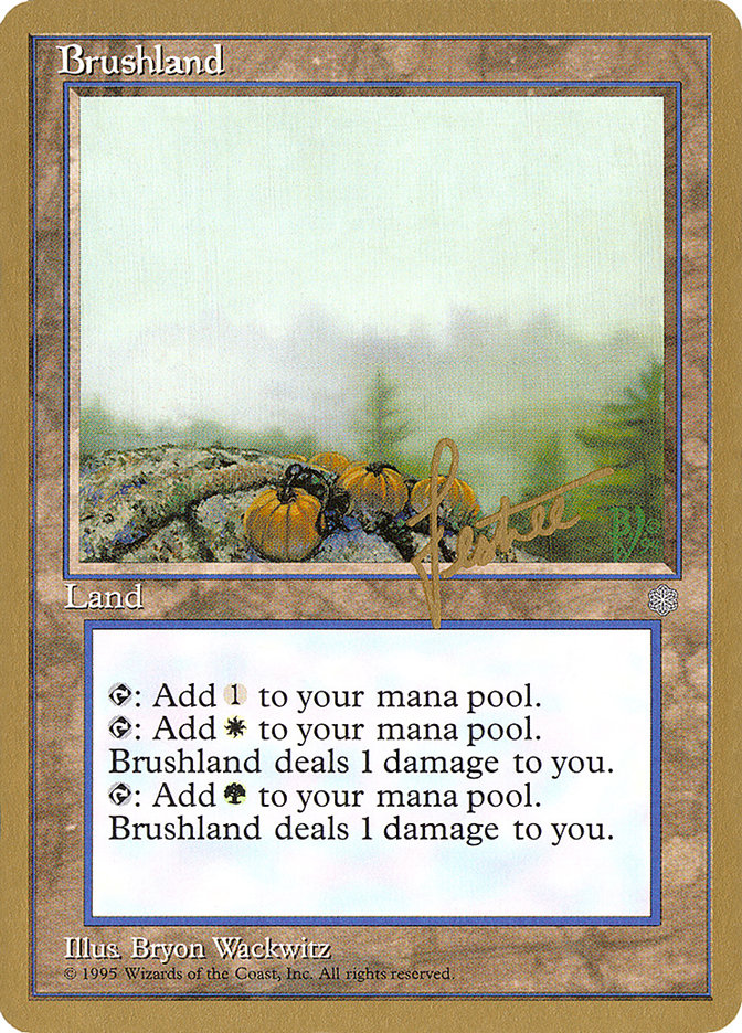 Brushland (Bertrand Lestree) [Pro Tour Collector Set] | Gear Gaming Bentonville
